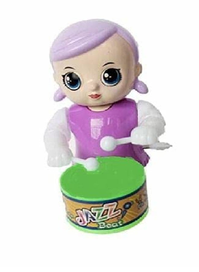 MS Toys Cute Drummer Pet Toys with Dancing Action for Kids Toys Sound Toys Key-Operated (BABY-01)